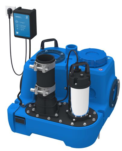Compact sewage lifting unit - HYDROJACK 75 - HST Systemtechnik GmbH & Co. KG - transportable