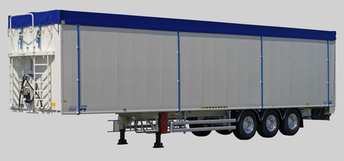 Dump trailer - Hüffermann Transportsysteme GmbH  - for cargo / 3-axle / towed