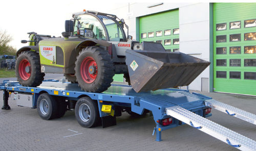 Vehicle trailer - Multi-Carrier - Hüffermann Transportsysteme GmbH  - 2-axle / towed