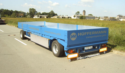 Industrial material trailer - Multi-Carrier - Hüffermann Transportsysteme GmbH  - 4-axle / towed