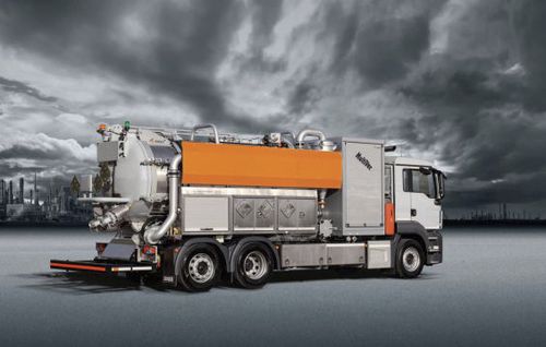 Vacuum-loader truck - MULTIVAC - KOKS Group b.v.  - 3-axle