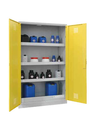 Storage cabinet - CHS 1200  - LaCont Umwelttechnik GmbH  - floor-mounted / hinged door / hazardous materials
