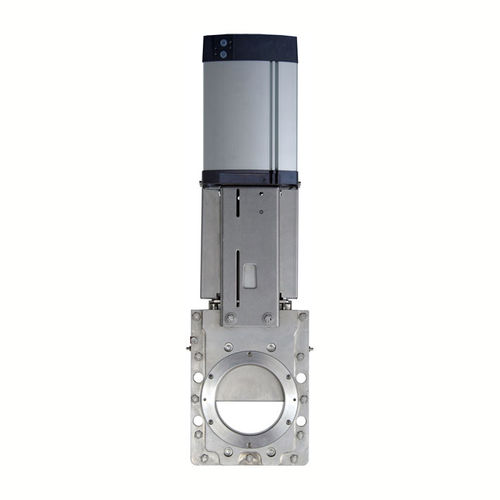 Slide valve - RQS/NAQ series - Lohse GmbH, Maschinenbau  - with handwheel / pneumatically-operated / shut-off