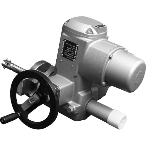 Electric valve actuator - E - Lohse GmbH, Maschinenbau  - with handwheel