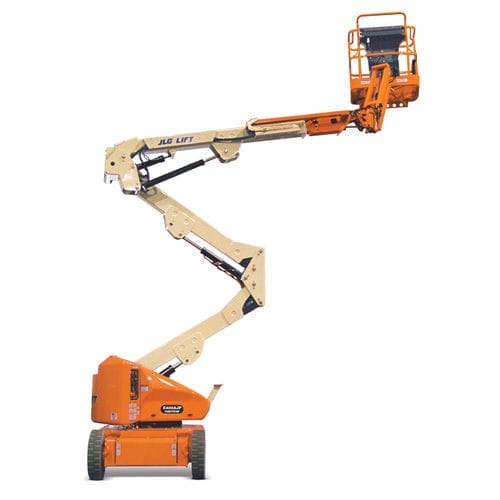 Wheeled articulated boom lift - E400AJPN  - JLG Industries Inc. - electric / for warehouse