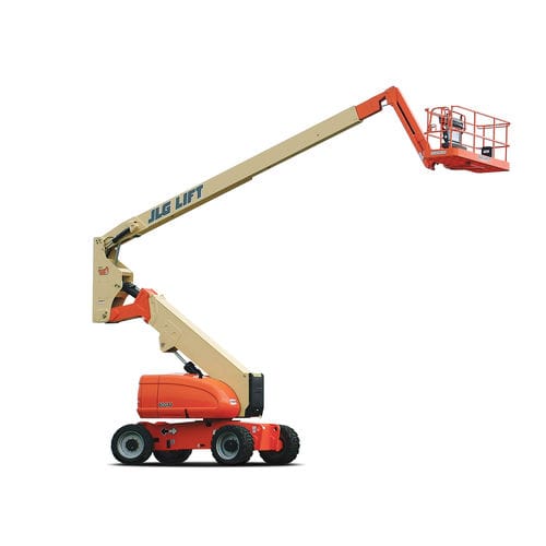 Wheeled articulated boom lift - 800AJ - JLG Industries Inc. - battery-powered / diesel / rough terrain