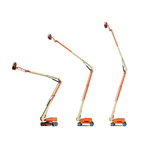 Wheeled articulated boom lift - 1250AJP - JLG Industries Inc. - diesel / for construction / outdoor