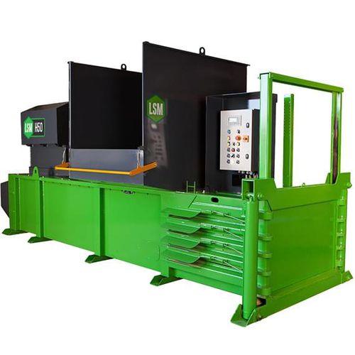 Cardboard baling press - H50 - LSM Recycling Equipment - for paper / for plastics / for waste