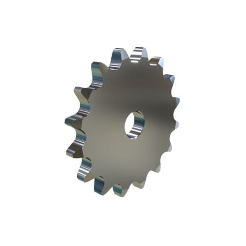 Straight-toothed sprocket wheel - 100A16SS - MARTIN SPROCKET & GEAR - hub / stainless steel