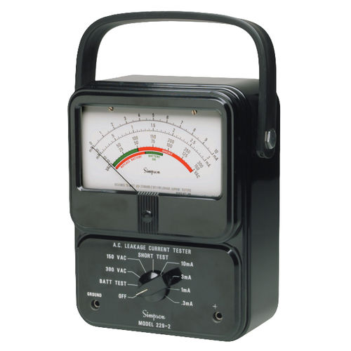 Leakage current tester 2292 series Simpson AC / detector / analog