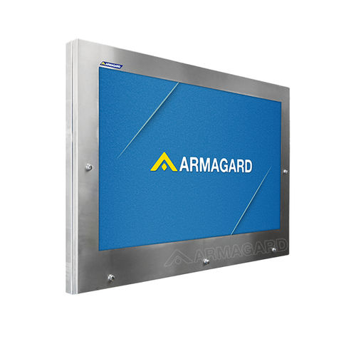 Display enclosure - SDS18-55-W-L-IP69K - Armagard Ltd - wall-mount / rectangular / stainless steel