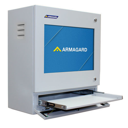 Wall-mount enclosure - PENC-400 - Armagard Ltd - rectangular / mild steel / powder-coated steel