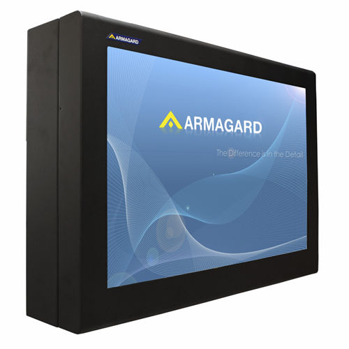 Plasma screen enclosure - PDS-W-L - Armagard Ltd - wall-mount / desktop / rectangular