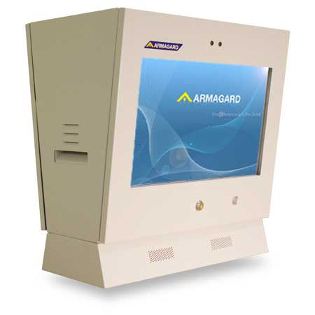 Rectangular enclosure - PDP-22-L-240V - Armagard Ltd - mild steel / for displays / LCD graphic display