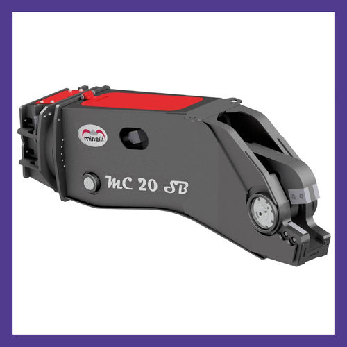 Hydraulic rail cutter shear - MC 20 SB - MINELLI SRL a socio unico - for excavators