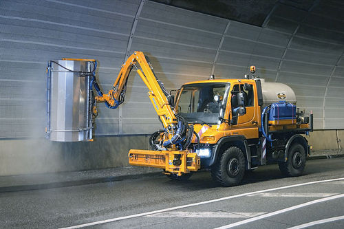 Vehicle-mount sweeper - MFK 500-T - MULAG Fahrzeugwerk Heinz Wössner GmbH u. Co. KG - hydraulic / outdoor