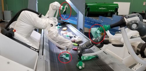 Robotic sorter - Max-AI®  - Nihot Recycling Technology B.V.  - bottle / for waste / for plastics