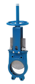 Knife gate valve - EX  - ORBINOX  - with handwheel / shut-off / for wastewater