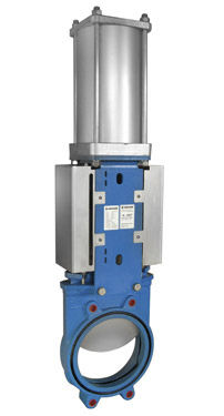 Knife gate valve - EB  - ORBINOX  - electric / shut-off / for wastewater