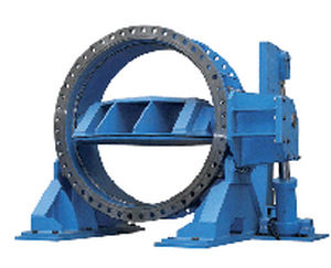 Butterfly valve - MB  - ORBINOX  - hydraulically-operated / for water / double-offset