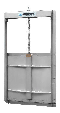 Knife gate valve - MU  - ORBINOX  - pneumatically-operated / regulating / for water