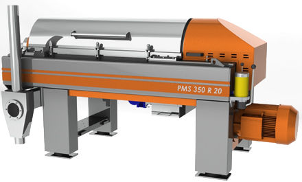 Industrial decanter - PMS 350 / R 20 - POLAT MAKINA SANAYI VE TICARET A.S.  - centrifugal / horizontal