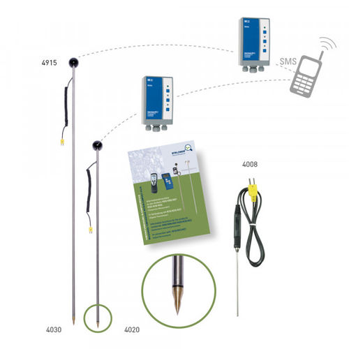 Type K thermocouple temperature probe - 30004089 - Pronova Analysentechnik - laboratory / stainless steel