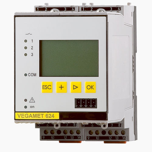 4-20 mA signal conditioner - VEGAMET 624 - VEGA Grieshaber KG - with digital display / DIN rail / for level sensing