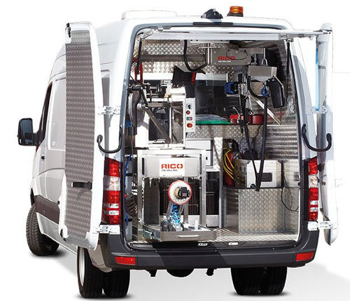 Inspection vehicle - HIGH|LANDER - RICO Umwelttechnik GmbH - for pipe inspection / combustion engine / with high-pressure cleaner