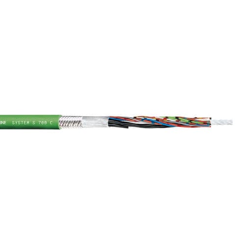 Optical data cable - SYSTEM S 700 C - TSUBAKI KABELSCHLEPP - power / hybrid / shielded