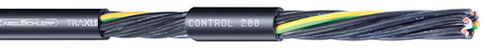 Optical data cable - CONTROL 200 - TSUBAKI KABELSCHLEPP - insulated / oil-resistant / flame-retardant