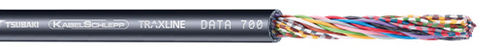 Optical data cable - DATA 700 - TSUBAKI KABELSCHLEPP - shielded / flame-retardant / UV-resistant