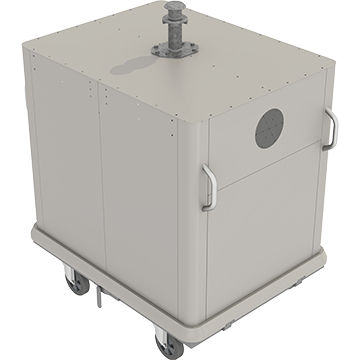 Steel waste container - MARTI ROULETTES - SULO Umwelttechnik GmbH  - recycling / with handle / 4-wheel