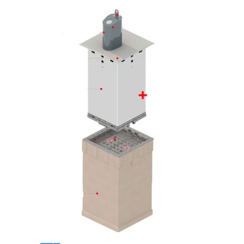 Steel Waste Container - M3 - Sulo Umwelttechnik Gmbh - Industrial Waste