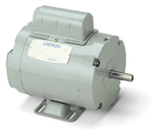 Asynchronous motor - LEESON Electric - AC / 220 V / with start capacitor
