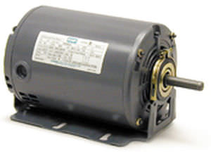 Asynchronous motor - LEESON Electric - AC / single-phase / with permanent capacitor