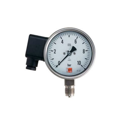 Differential pressure gauge - MAN-C - KOBOLD Messring GmbH - analog / flange / stainless steel