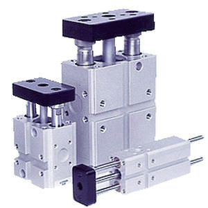 Pneumatic cylinder - GC 3000 series - Compact Automation Products - double-acting / compact / guided