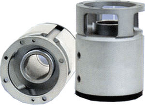 Pneumatic cylinder - Compact Automation Products - double-acting / hollow-plunger