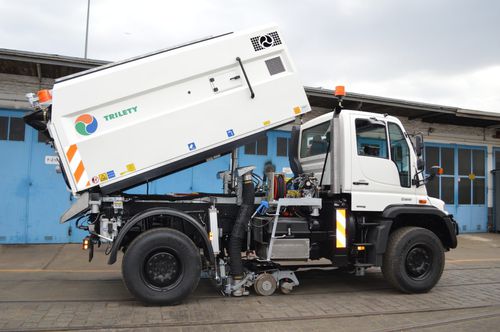 Road-rail sweeper - SRG - Gebrüder TRILETY GmbH - vehicle-mount ...