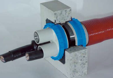 Plastic cable gland - KD 150 - UGA System-Technik - fire-resistant / built-in