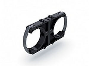 Screw pipe clamp - UGA System-Technik - polypropylene