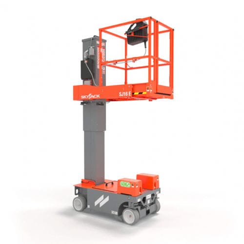 Mobile mast boom lift - SJ1x E series - Skyjack - electric / compact