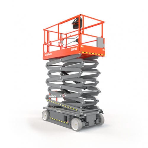 Mobile scissor lift - SJ4740 - Skyjack - electric / indoor / for industrial applications