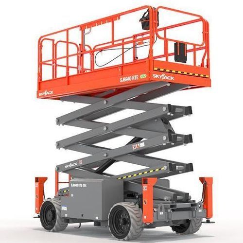 Mobile scissor lift - SJ6940 RTE - Skyjack - wheeled / self-propelled / fully-electric