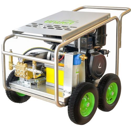 Cold water high-pressure cleaner - 500D18 - UNIJET SYSTEMS  - diesel engine / mobile / stainless steel
