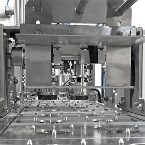 Cup filler-sealer - T2 - Jacopack - PLC-controlled / linear / beverage