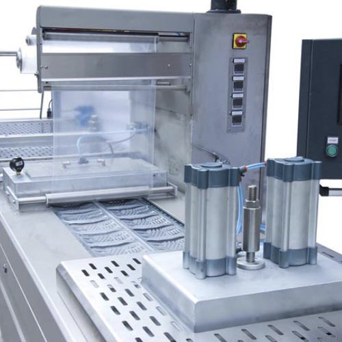 Plastic film thermoforming machine JTZ4 Jacopack for packaging