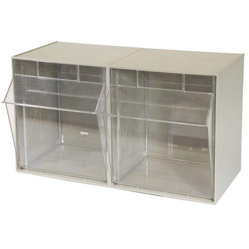 Metal Crate TiltView Series Akro Mils Storage Tilting