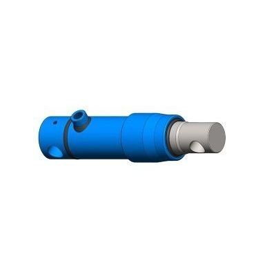 Hydraulic cylinder - 600 series - CICROSA HIDRAULICA, S.L. - with piston rod / single-acting / steel